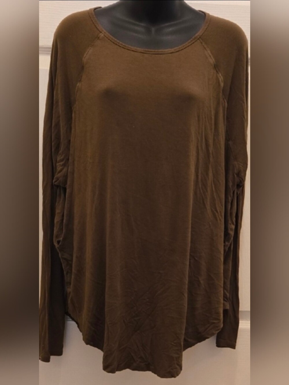 Old Navy Maternity Shirt Nursing Side Access Green large